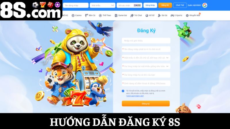 đăng ký 8S